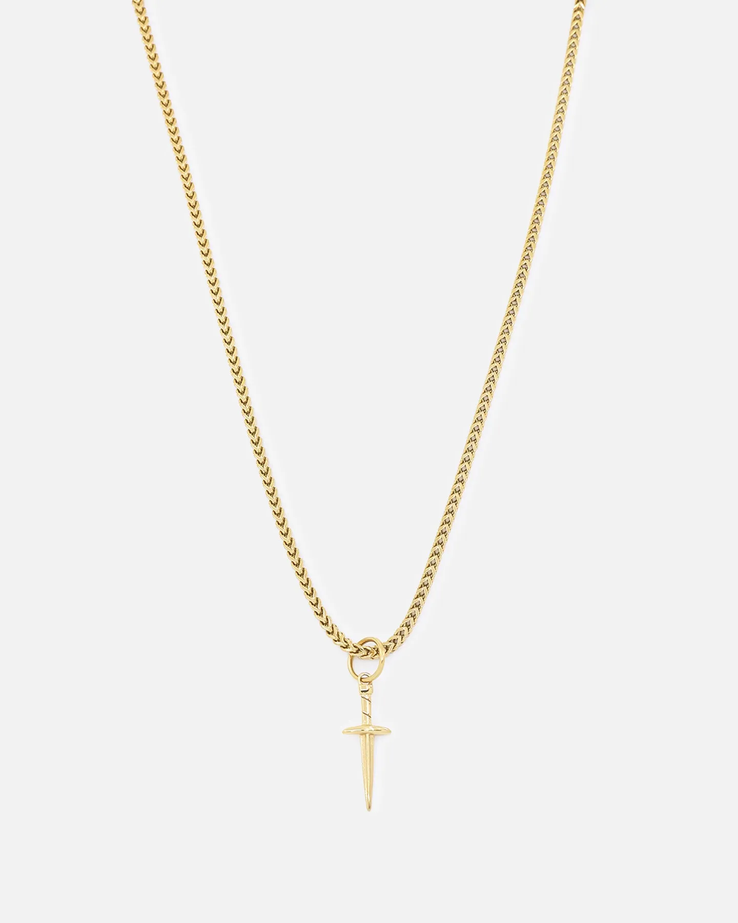 Saint Morta Dagger Franco Necklace Gold