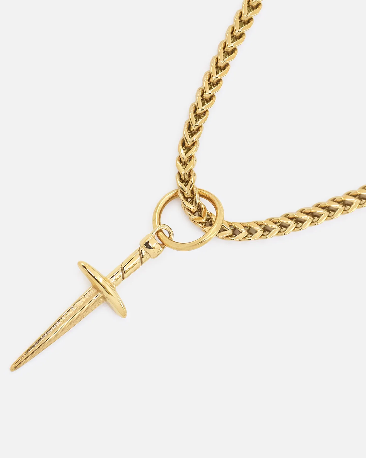 Saint Morta Dagger Franco Necklace Gold