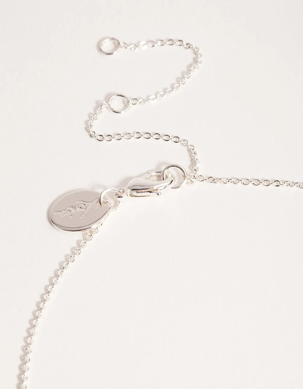 Silver Plated Freshwater Pearl Station Necklace