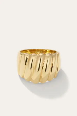 Speira Dome Gold Vermeil Ring