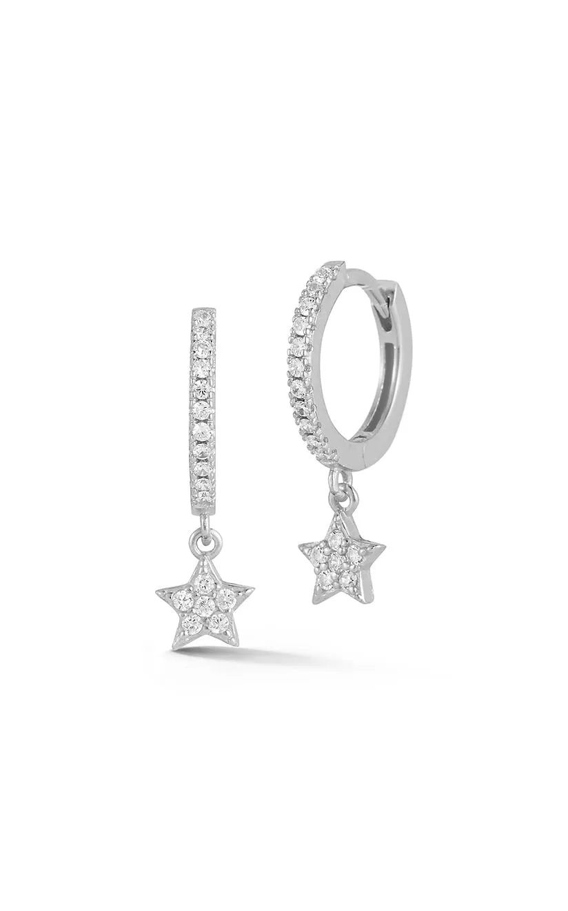 Star Huggie Earring