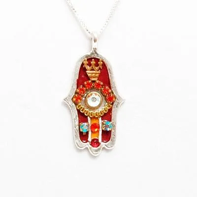 Swarovski Hamsa Necklaces