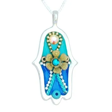 Swarovski Hamsa Necklaces