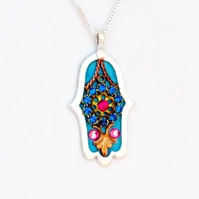 Swarovski Hamsa Necklaces