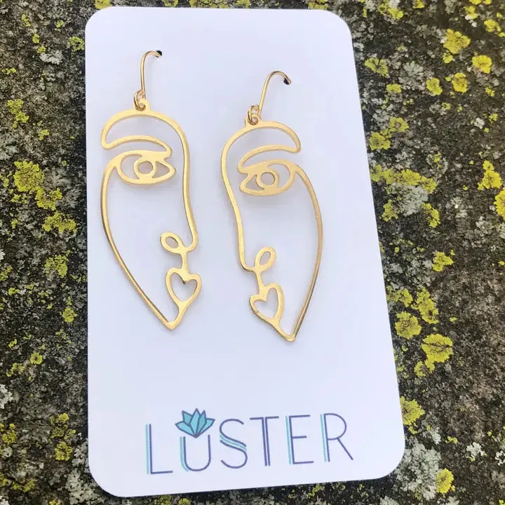 Two Faced Minimalist Earrings